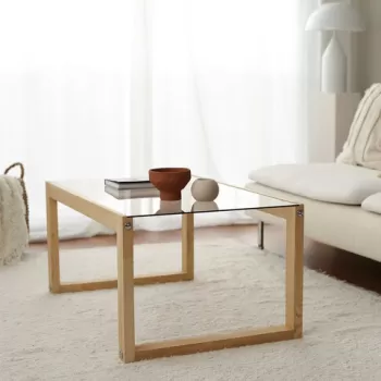 Masuta de cafea, Neostill, Via, 85x40x55 cm, Natural imagine