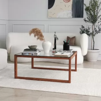 Masuta de cafea, Neostill, Via, 90x40x90 cm, De lemn imagine