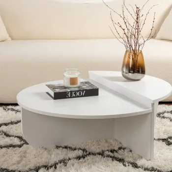 Masuta de cafea, Nordure, Orion, Alb imagine