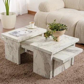 Masuta de cafea, Nordure, Sanctuary, Marmura Freesia imagine