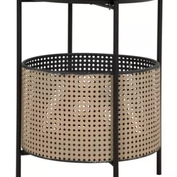 Masuta de cafea Osaka, Mauro Ferretti, O 40x50 cm, fier, multicolor imagine