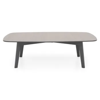 Masuta de cafea pentru gradina Castelli, 120x70x36 cm, aluminiu, antracit/gri imagine