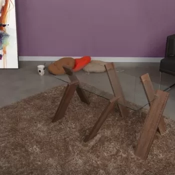 Masuta de cafea Roman Maxi, Comforty, 92x57x41 cm, stejar inchis imagine