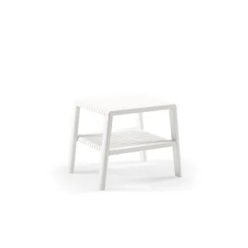 Masuta de cafea, Tilia, Joker, 43x54x43 cm, Polipropilena, Alb fildes imagine