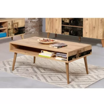 Masuta de cafea, Vella, Viva, 110x45x60 cm, PAL, Pinul Atlantic imagine