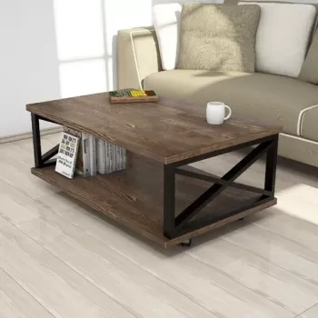 Masuta de cafea Yuso, Puqa Design, 98x60x42.5 cm, aluna imagine