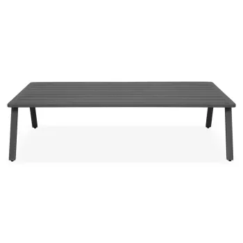 Masuta dreptunghiulara pentuu gradina/terasa Dandy, 120x61.5x32.5 cm, aluminiu, antracit imagine