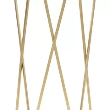 Masuta Glam Simple, Mauro Ferretti, O 35x75 cm, fier, auriu imagine