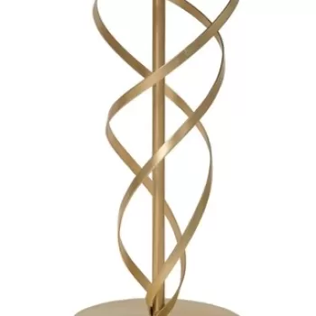 Masuta Glam Spiral, Mauro Ferretti, O 38x61.5 cm, fier, auriu imagine