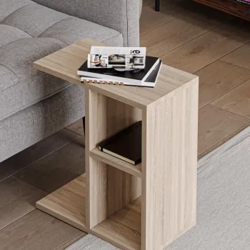 Masuta, Hanah Home, Bafa C, 45x50x25 cm, PAL, Stejar Sonomo imagine