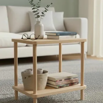 Masuta, Hanah Home, Pk209, 40x43x30 cm, PAL, Maro imagine