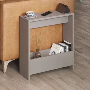 Masuta, Hanah Home, Simpi, 55x60x20 cm, PAL, Mocha imagine