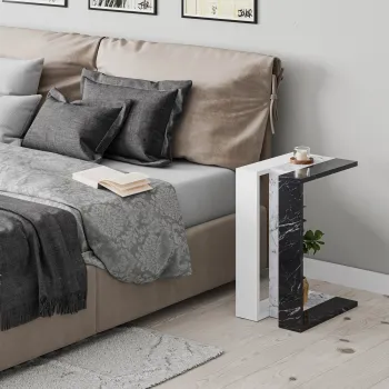 Masuta, Homitis, Muju, 30x57x40 cm, PAL, Alb imagine