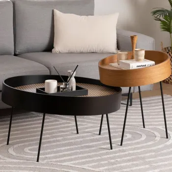 Masuta, Howard, Ilo, 40x60x40 cm, Natural/Lemn imagine