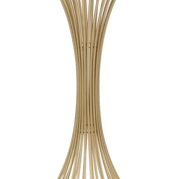 Masuta inalta Centur, Mauro Ferretti, 50x103 cm, fier/sticla, auriu imagine