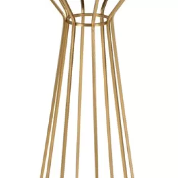 Masuta inalta, Simple New, Mauro Ferretti, O50 x 100 cm, fier/MDF/oglinda, auriu imagine