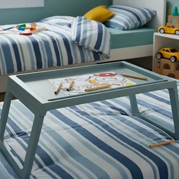 Masuta laptop, Hanah Home, Lavine, 56x26.3x36 cm, PLASTIC, Bleu imagine