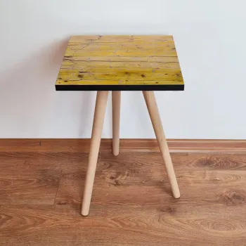 Masuta, Leona, Shp127, 35x42x35 cm, Galben / Gri / Maro imagine