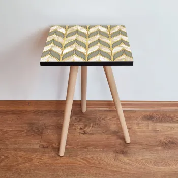 Masuta, Leona, Shp137, 35x42x35 cm, Bej / Gri / Alb imagine