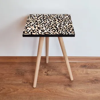 Masuta, Leona, Shp152, 35x42x35 cm, Alb / Camila / Negru imagine