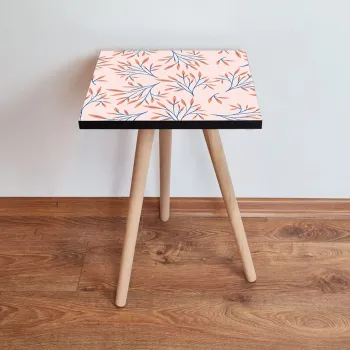 Masuta, Leona, Shp169, 35x42x35 cm, Somon / Albastru Marin imagine