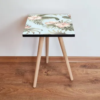 Masuta, Leona, Shp207, 35x42x35 cm, Albastru / Verde / Roz imagine