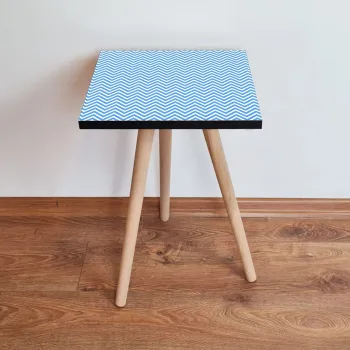 Masuta, Leona, Shp220, 35x42x35 cm, Albastru/Alb imagine