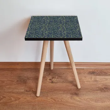 Masuta, Leona, Shp236, 35x42x35 cm, Antracit / Aur imagine