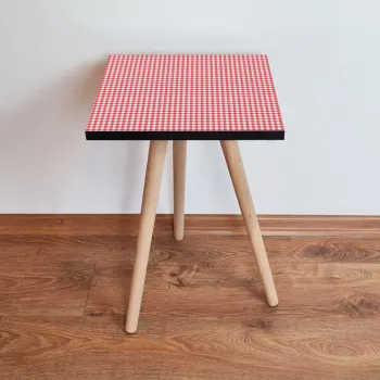 Masuta, Leona, Shp241, 35x42x35 cm, Rosu/Alb imagine