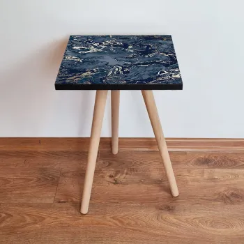 Masuta, Leona, Shp278, 35x42x35 cm, Bleumarin/Alb imagine