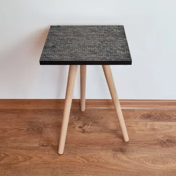 Masuta, Leona, Shp329, 35x42x35 cm, Maro / Negru imagine