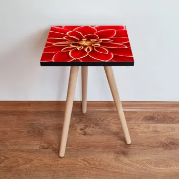 Masuta, Leona, Shp361, 35x42x35 cm, Rosu / galben imagine