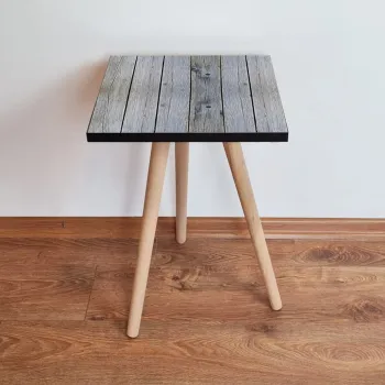 Masuta, Leona, Shp363, 35x42x35 cm, Gri/Negru imagine