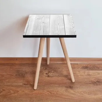 Masuta, Leona, Shp364, 35x42x35 cm, Alb/Gri imagine