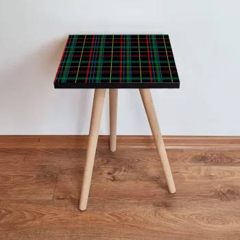 Masuta, Leona, Shp367, 35x42x35 cm, Negru / Galben / Rosu / Albastru imagine