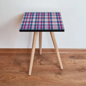 Masuta, Leona, Shp368, 35x42x35 cm, Bleumarin / Albastru / Roz / Alb imagine