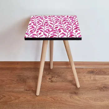 Masuta, Leona, Shp378, 35x42x35 cm, Fucsia/Alb imagine