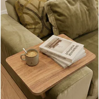 Masuta pentru cotiera canapea, Hanah Home, Ck33C, 40x10x30 cm, PAL, Pin imagine