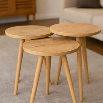 Masute (3 Pieces), Hanah Home, Ck152Ck, PAL, Pin imagine