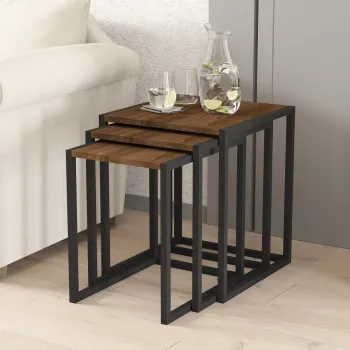 Masute, Puqa Design, Tali, PAL, Nuc negru imagine