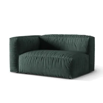 Modul dreapta pentru canapea modulara, 1 loc, Martina-120, Micadoni Home, 160x106x75 cm, catifea, petrol imagine