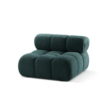 Modul pentru canapea modulara, 1 loc, Bellis-213, Micadoni Home, 94x94x70 cm, tesatura boucle, petrol imagine