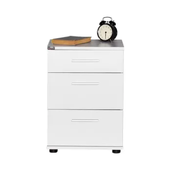 Noptiera, Adore, KMD-530-BB-1, 40x57x39 cm, PAL, Alb imagine