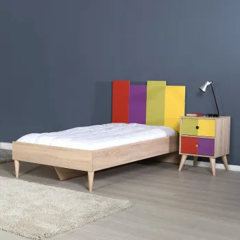 Noptiera, Adore, Kmd-920-Sx-1, 44x66x44 cm, PAL, Multicolor imagine