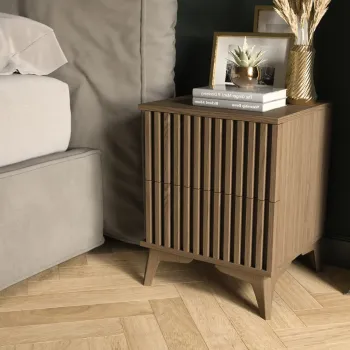 Noptiera ELTAP, Entsian, 40x40x52 cm, PAL/ABS, stejar imagine