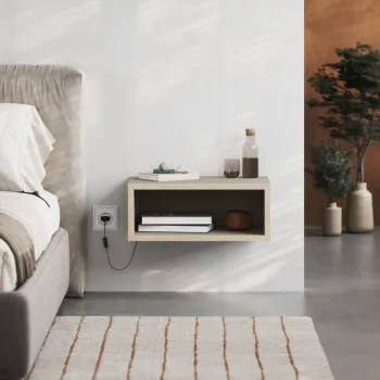 Noptiera, Hanah Home, Brik, 45x18x30 cm, Gresie imagine