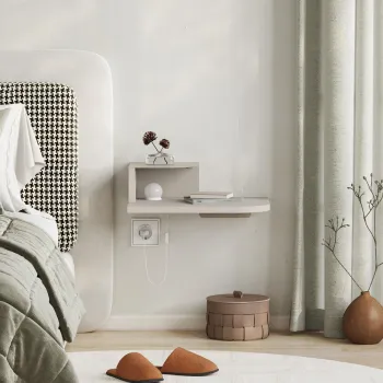 Noptiera, Hanah Home, Luno, 40x16.2x30 cm, Gresie imagine