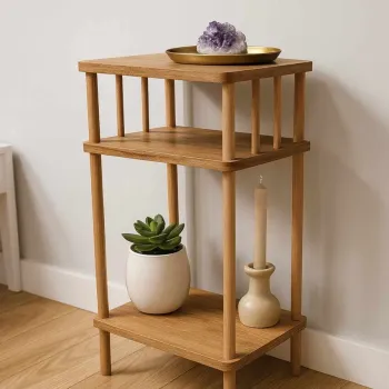 Noptiera, Hanah Home, Peka258, 40x75x30 cm, PAL, Pin imagine