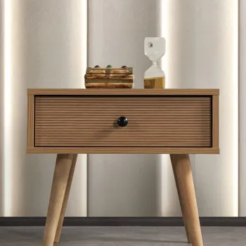 Noptiera, Hanah Home, Vita 5108, 55x49x55 cm, PAL, Stejar imagine