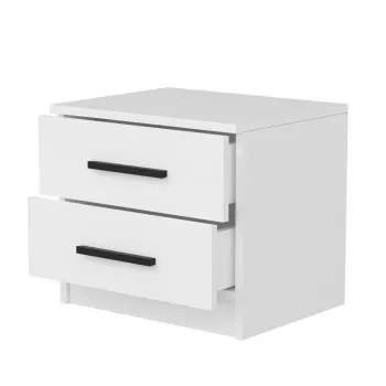 Noptiera, Minerva, Kale, 50x40x47 cm, PAL, Alb imagine